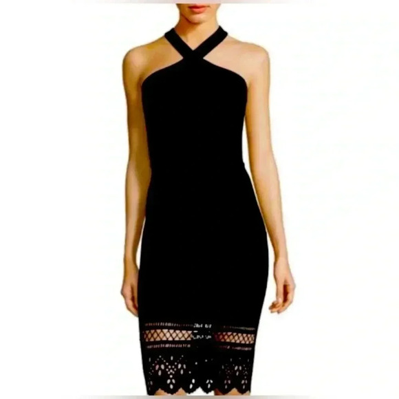 Bisou Bisou Dresses & Skirts - Bisou Bisou Michelle bohbot Black Sleeveless Dress in size 4 like new condition